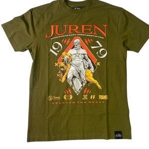 Juren brand graphic tee 2023 new release olive green